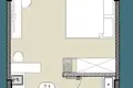 Кондо 1 спальня 28 м² Чангу, Индонезия