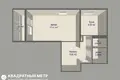 1 room apartment 43 m² Minsk, Belarus