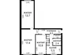 3 bedroom apartment 59 m² Novy Dvor, Belarus