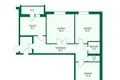 Wohnung 3 zimmer 78 m² Baranawitschy, Belarus
