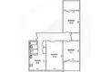 Apartamento 3 habitaciones 68 m² Muchaviecki sielski Saviet, Belarús