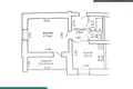 Квартира 1 комната 39 м² Минск, Беларусь