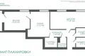 3 room apartment 65 m² Minsk, Belarus