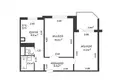 Apartamento 2 habitaciones 54 m² Minsk, Belarús