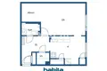 Квартира 1 комната 48 м² в Helsinki sub region, Финляндия