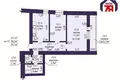 Apartamento 2 habitaciones 51 m² Lyuban, Belarús