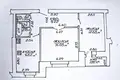 Appartement 2 chambres 53 m² Homiel, Bélarus