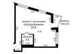 1 bedroom apartment 54 m² Minsk, Belarus