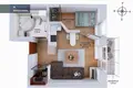 2 room apartment 37 m² Vilnius, Lithuania