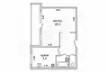 Квартира 1 комната 38 м² Мухавецкий сельский Совет, Беларусь