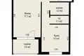 1 room apartment 38 m² Barawlyany, Belarus