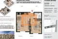 Mieszkanie 2 pokoi 47 m² Bashkia Durres, Albania