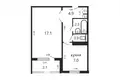 1 bedroom apartment 35 m² Minsk, Belarus