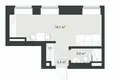 Mieszkanie 1 pokój 24 m² Ryga, Łotwa