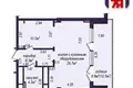 1 room apartment 47 m² Minsk, Belarus