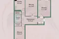 Apartamento 3 habitaciones 63 m² Borisov, Belarús