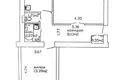 Квартира 2 комнаты 50 м² Гомель, Беларусь