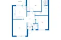 Квартира 3 комнаты 76 м² Oulu sub region, Финляндия
