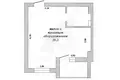 Квартира 1 комната 34 м² Брест, Беларусь