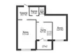 Квартира 2 комнаты 53 м² Лида, Беларусь