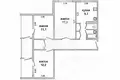 Appartement 3 chambres 69 m² Muchaviecki sielski Saviet, Bélarus