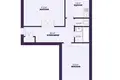 Wohnung 2 zimmer 51 m² Maladsetschna, Belarus