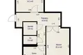Appartement 2 chambres 64 m² Minsk, Bélarus