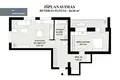 Apartamento 2 habitaciones 67 m² Bajorai, Lituania