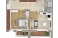 Wohnung 3 zimmer 63 m² Minsk, Belarus
