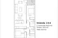 Mieszkanie 2 pokoi 53 m² San Pedro del Pinatar, Hiszpania