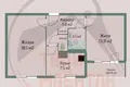 Apartamento 2 habitaciones 49 m² Minsk, Belarús