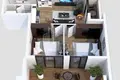 2 bedroom apartment 73 m² Tbilisi, Georgia