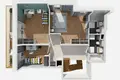 Apartamentos multinivel 6 habitaciones 117 m² Varsovia, Polonia