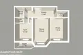 Квартира 2 комнаты 50 м² Минск, Беларусь