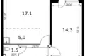 Wohnung 2 zimmer 50 m² Sapronovo, Russland