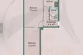 Appartement 2 chambres 45 m² Minsk, Bélarus