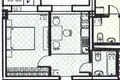 1 room apartment 31 m² Odesa, Ukraine