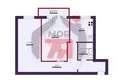 Wohnung 1 zimmer 44 m² Maladsetschna, Belarus