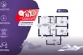 Cottage 76 m² Dukora, Belarus