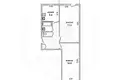 Wohnung 2 zimmer 47 m² Muchaviecki sielski Saviet, Belarus