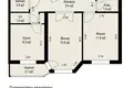 Квартира 2 комнаты 50 м² Минск, Беларусь