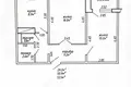 2 room apartment 53 m² Minsk, Belarus