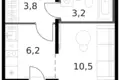 Studio 1 zimmer 25 m² Moskau, Russland