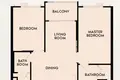 Appartement 2 chambres 57 m² Sakhu, Thaïlande