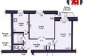 Mieszkanie 2 pokoi 48 m² Wilejka, Białoruś