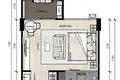 Appartement 1 chambre 37 m² Sakhu, Thaïlande