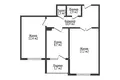 Apartamento 2 habitaciones 54 m² Lida, Belarús