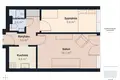 Appartement 2 chambres 40 m² Varsovie, Pologne