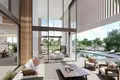 Residential complex New villas surrounded by green parks, gardens, lakes and lagoons, Dubailand, Dubai, UAE