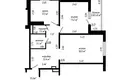 Квартира 2 комнаты 58 м² Минск, Беларусь